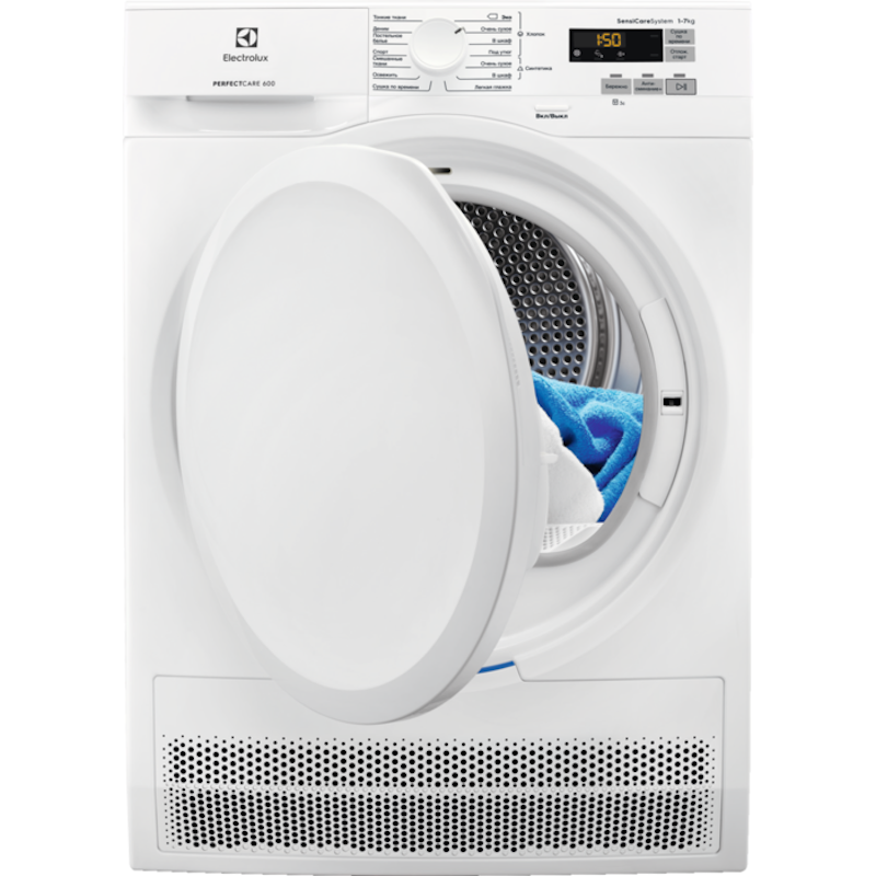 Сушильна машина ELECTROLUX (EW6CR527P), конденсаційна, 7 кг, клас B